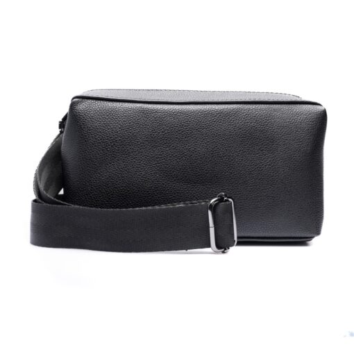 Crossbody Sonora en piel negro floter | GB035